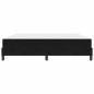 Preview: Boxspringbett mit Matratze Schwarz 180 x 220 cm Samt