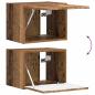 Preview: TV-Wandschrank 2 pcs Altholz 60 x 31 x 29,5 cm Holzwerkstoff