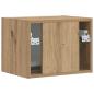Preview: TV-Wandschrank Kunsthandwerk Eiche 60 x 31 x 29,5 cm