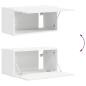 Preview: TV-Wandschrank 2 pcs Weiß 60 x 31 x 29,5 cm Holzwerkstoff