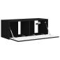Preview: TV-Wandschrank Schwarz 60 x 31 x 29,5 cm Holzwerkstoff