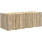 Preview: ARDEBO.de - TV-Wandschrank 2 pcs Sonoma 60 x 31 x 29,5 cm Holzwerkstoff