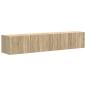 Preview: TV-Wandschrank 2 pcs Sonoma 60 x 31 x 29,5 cm Holzwerkstoff