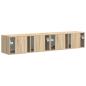 Preview: TV-Wandschrank 2 pcs Sonoma 60 x 31 x 29,5 cm Holzwerkstoff