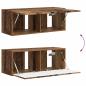 Preview: TV-Wandschrank 2 pcs Altholz 60 x 31 x 29,5 cm Holzwerkstoff