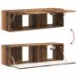 Preview: TV-Wandschrank 2 pcs Altholz 60 x 31 x 29,5 cm Holzwerkstoff