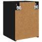 Preview: TV-Wandschrank Schwarz 30 x 31 x 40 cm Holzwerkstoff