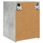 Preview: TV-Wandschrank Wandmontiert Beton 30 x 31 x 40 cm Holzwerkstoff