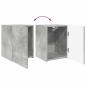 Preview: TV-Wandschrank Wandmontiert Beton 30 x 31 x 40 cm Holzwerkstoff