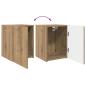 Preview: TV-Wandschrank Wandmontiert Kunsthandwerk Eiche 30 x 31 x 40 cm