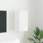 Preview: ARDEBO.de - TV-Wandschrank 30 x 31 x 60 cm Weiß Holzwerkstoff