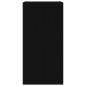 Preview: TV-Wandschrank Schwarz 30 x 31 x 60 cm Holzwerkstoff