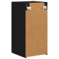 Preview: TV-Wandschrank Schwarz 30 x 31 x 60 cm Holzwerkstoff