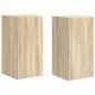 Preview: TV-Wandschrank 2 pcs Sonoma 30 x 31 x 60 cm Holzwerkstoff