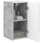 Preview: TV-Wandschrank Wandmontiert Beton 30 x 31 x 60 cm Holzwerkstoff