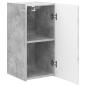 Preview: TV-Wandschrank Wandmontiert Beton 30 x 31 x 60 cm Holzwerkstoff