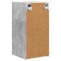 Preview: TV-Wandschrank Wandmontiert Beton 30 x 31 x 60 cm Holzwerkstoff