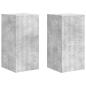 Preview: TV-Wandschrank 2 pcs Beton 30 x 31 x 60 cm Holzwerkstoff