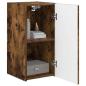 Preview: TV-Wandschrank Geräucherte Eiche 30 x 31 x 60 cm Holzwerkstoff