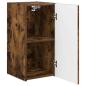 Preview: TV-Wandschrank Geräucherte Eiche 30 x 31 x 60 cm Holzwerkstoff