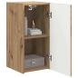 Preview: TV-Wandschrank Wandmontiert Kunsthandwerk Eiche 30 x 31 x 60 cm