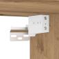 Preview: TV-Wandschrank Wandmontiert Kunsthandwerk Eiche 30 x 31 x 60 cm