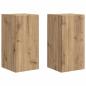 Preview: TV-Wandschrank 2 pcs Kunsthandwerk Eiche 30 x 31 x 60 cm