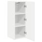 Preview: TV-Wandschrank 2 pcs Weiß 30 x 31 x 80 cm Holzwerkstoff