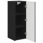 Preview: TV-Wandschrank Schwarz 30 x 31 x 80 cm Holzwerkstoff