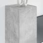 Preview: ARDEBO.de - TV-Wandschrank Wandmontiert Beton 30 x 31 x 80 cm Holzwerkstoff