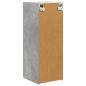Preview: TV-Wandschrank Wandmontiert Beton 30 x 31 x 80 cm Holzwerkstoff