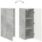 Preview: TV-Wandschrank Wandmontiert Beton 30 x 31 x 80 cm Holzwerkstoff