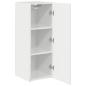 Preview: TV-Wandschrank 30 x 31 x 80 cm Glänzend Weiß Holzwerkstoff