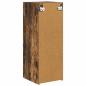 Preview: TV-Wandschrank 2 pcs Geräucherte Eiche 30 x 31 x 80 cm