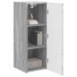 Preview: TV-Wandschrank Graues Sonoma 30 x 31 x 80 cm Holzwerkstoff