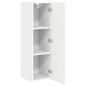 Preview: TV-Wandschrank 30 x 31 x 100 cm Weiß Holzwerkstoff