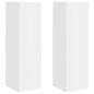 Preview: TV-Wandschrank 2 pcs Weiß 30 x 31 x 100 cm Holzwerkstoff
