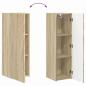 Preview: TV-Wandschrank Sonoma 30 x 31 x 100 cm Holzwerkstoff