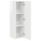 Preview: TV-Wandschrank Glänzend Weiß 30 x 31 x 100 cm Holzwerkstoff