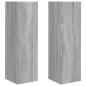 Preview: TV-Wandschrank 2 pcs Graues Sonoma 30 x 31 x 100 cm