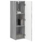 Preview: TV-Wandschrank 2 pcs Graues Sonoma 30 x 31 x 100 cm
