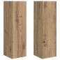 Preview: TV-Wandschrank 2 pcs Kunsthandwerk Eiche 30 x 31 x 100 cm