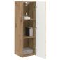 Preview: TV-Wandschrank 2 pcs Kunsthandwerk Eiche 30 x 31 x 100 cm