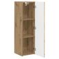 Preview: TV-Wandschrank 2 pcs Kunsthandwerk Eiche 30 x 31 x 100 cm