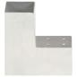 Preview: Pfostenverbinder L-Form Verzinktes Metall 81 x 81 mm