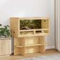 Preview: ARDEBO.de - Terrarium Braun 100 x 50 x 100 cm OSB
