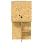 Preview: Terrarium Braun 80 x 50 x 100 cm OSB