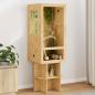 Preview: ARDEBO.de - Terrarium Braun 50 x 50 x 130 cm OSB