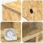 Preview: Terrarium Braun 60 x 30 x 80 cm OSB