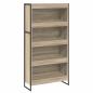 Preview: Bücherregal 2 pcs Sonoma 80 x 30 x 155 cm Holzwerkstoff